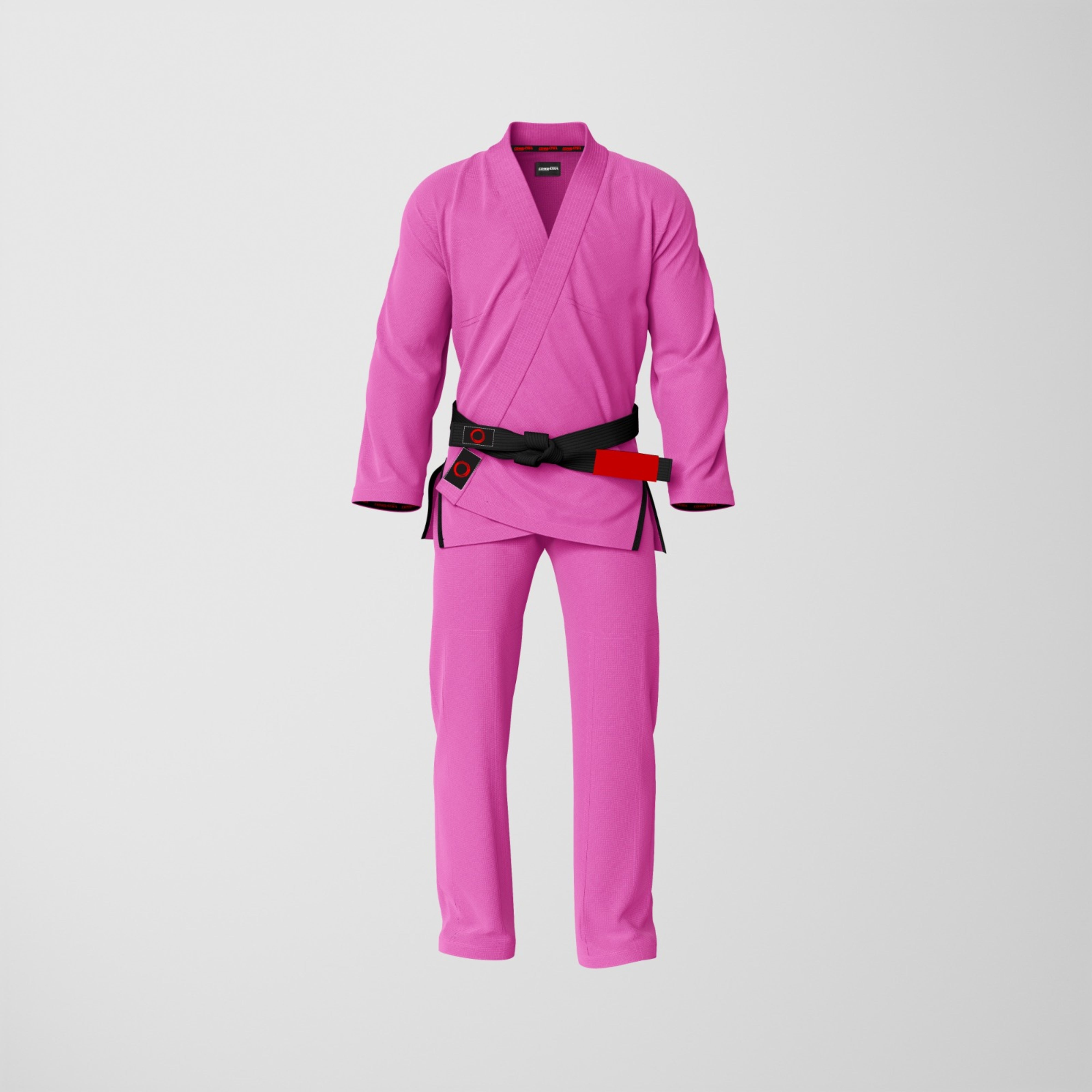 Pink Jiu-Jitsu Gi with Custom Accents