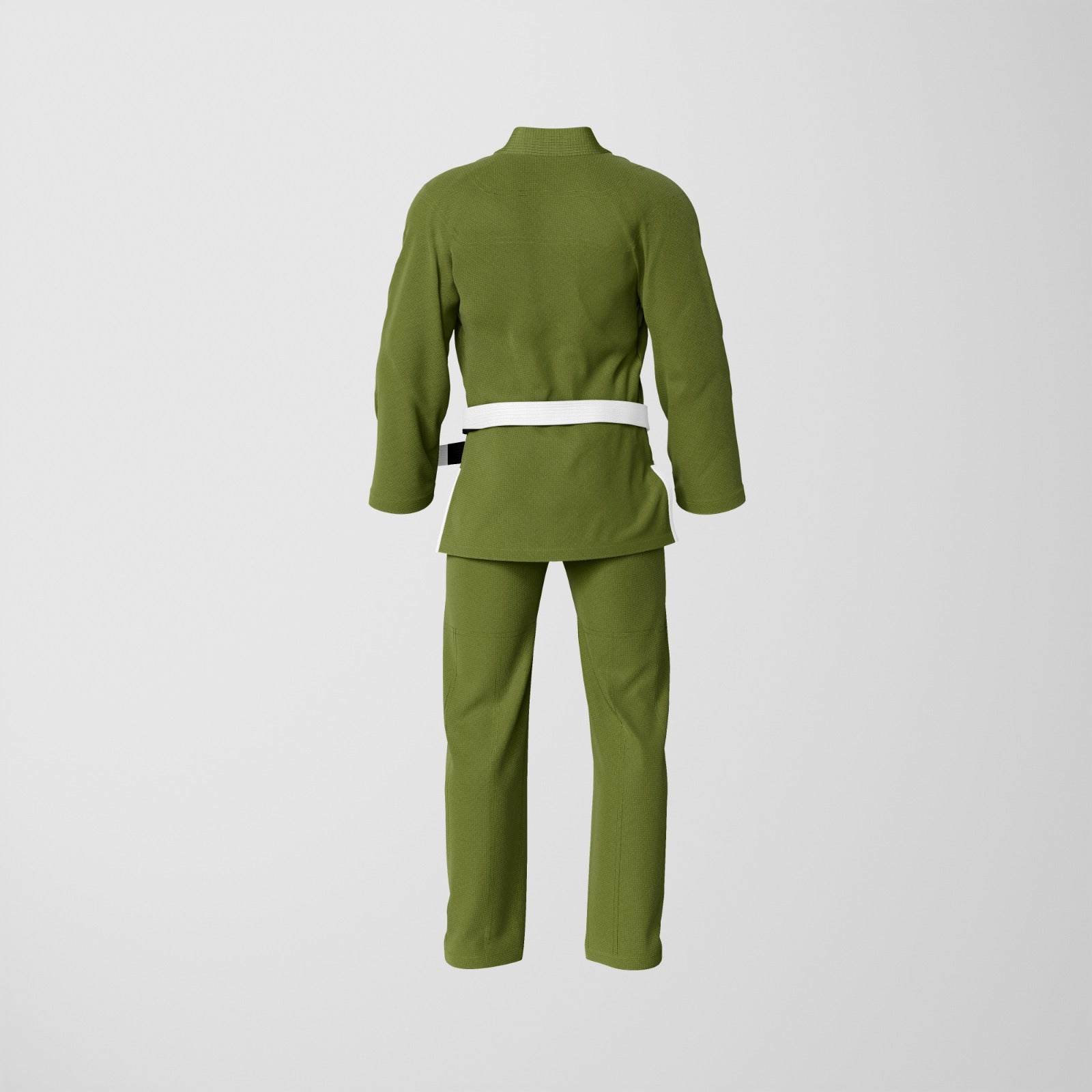 Olive Green Jiu-Jitsu Gi with Custom Accents