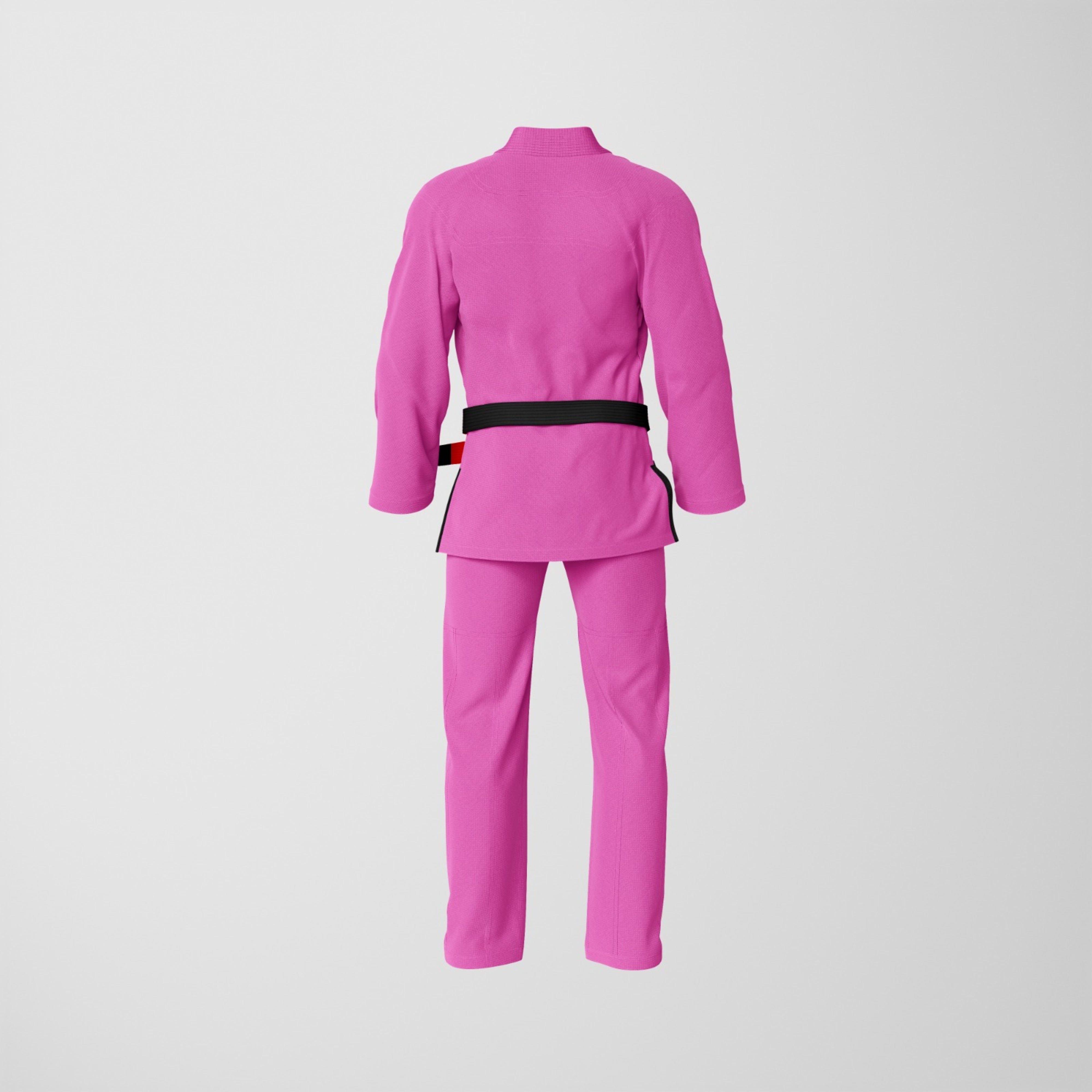 Pink Jiu-Jitsu Gi with Custom Accents