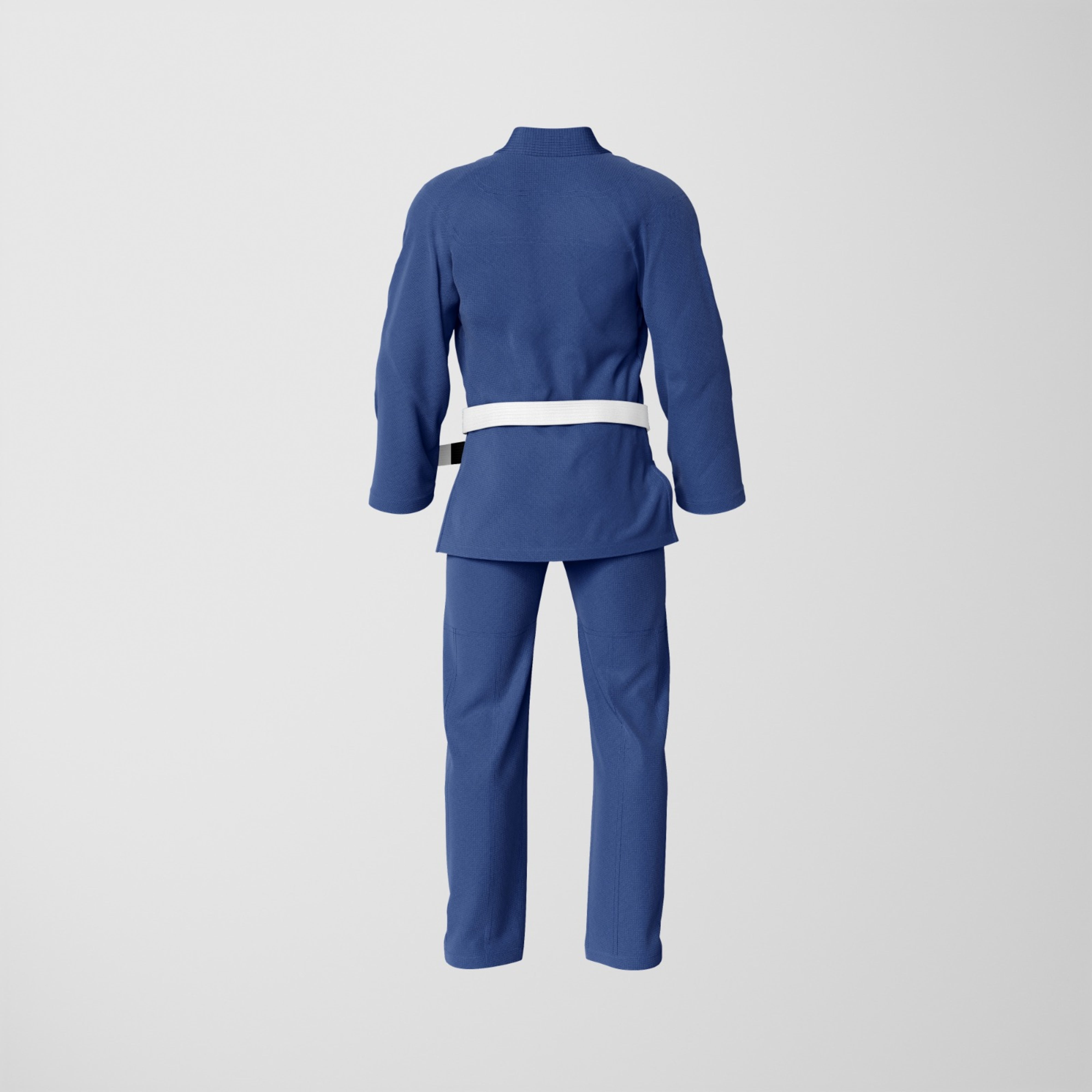 Basic Blue Jiu-Jitsu Gi with Custom Accents