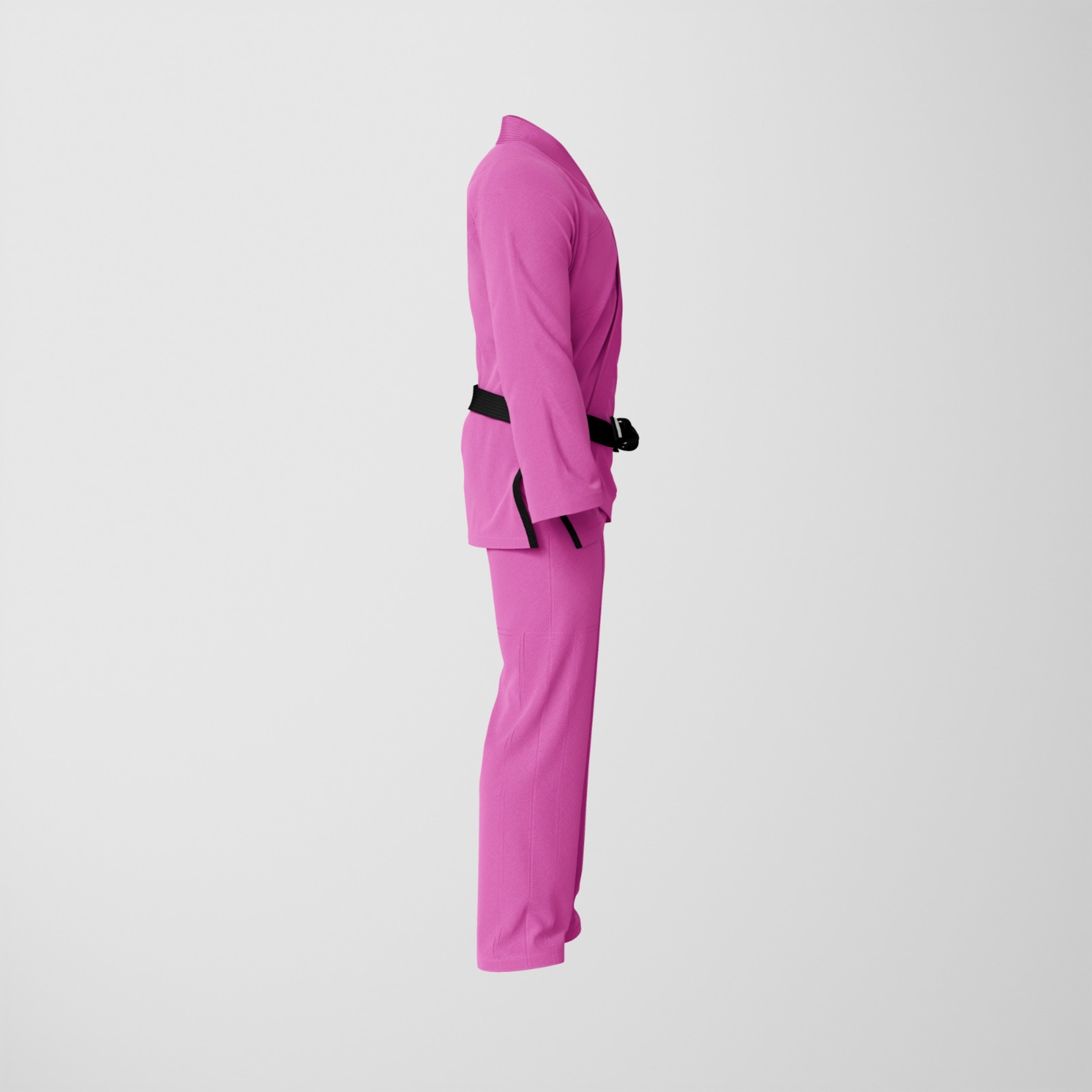 Pink Jiu-Jitsu Gi with Custom Accents