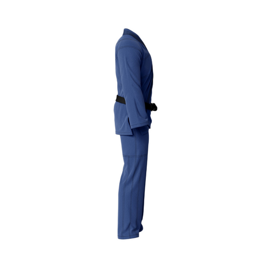 Basic Blue Jiu-Jitsu Gi with Black Threads