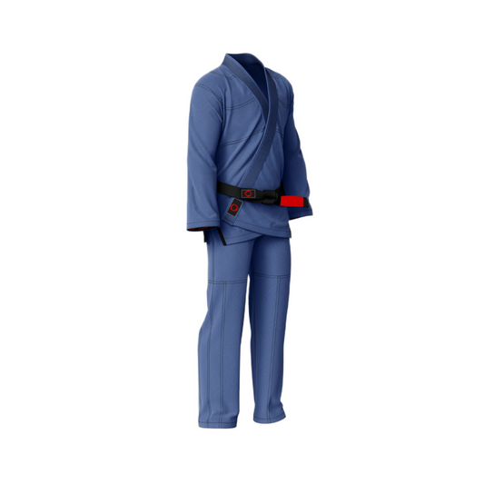 Basic Blue Jiu-Jitsu Gi with Black Threads