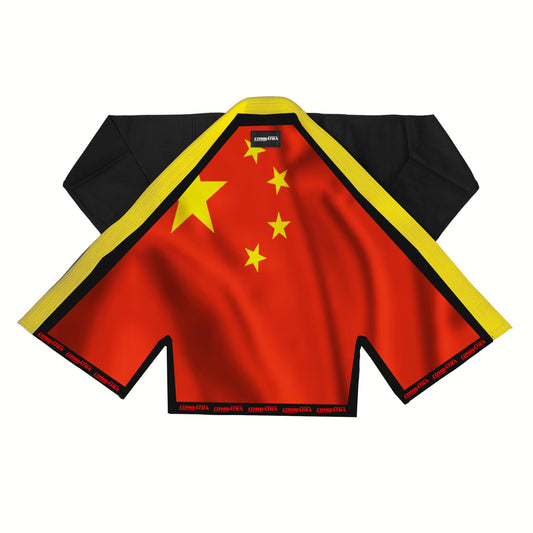 China Flag Patriotic Jiu-Jitsu Gi - Combatra