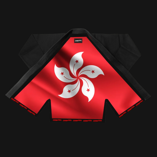 Hong Kong Flag Patriotic Jiu-Jitsu Gi - Combatra