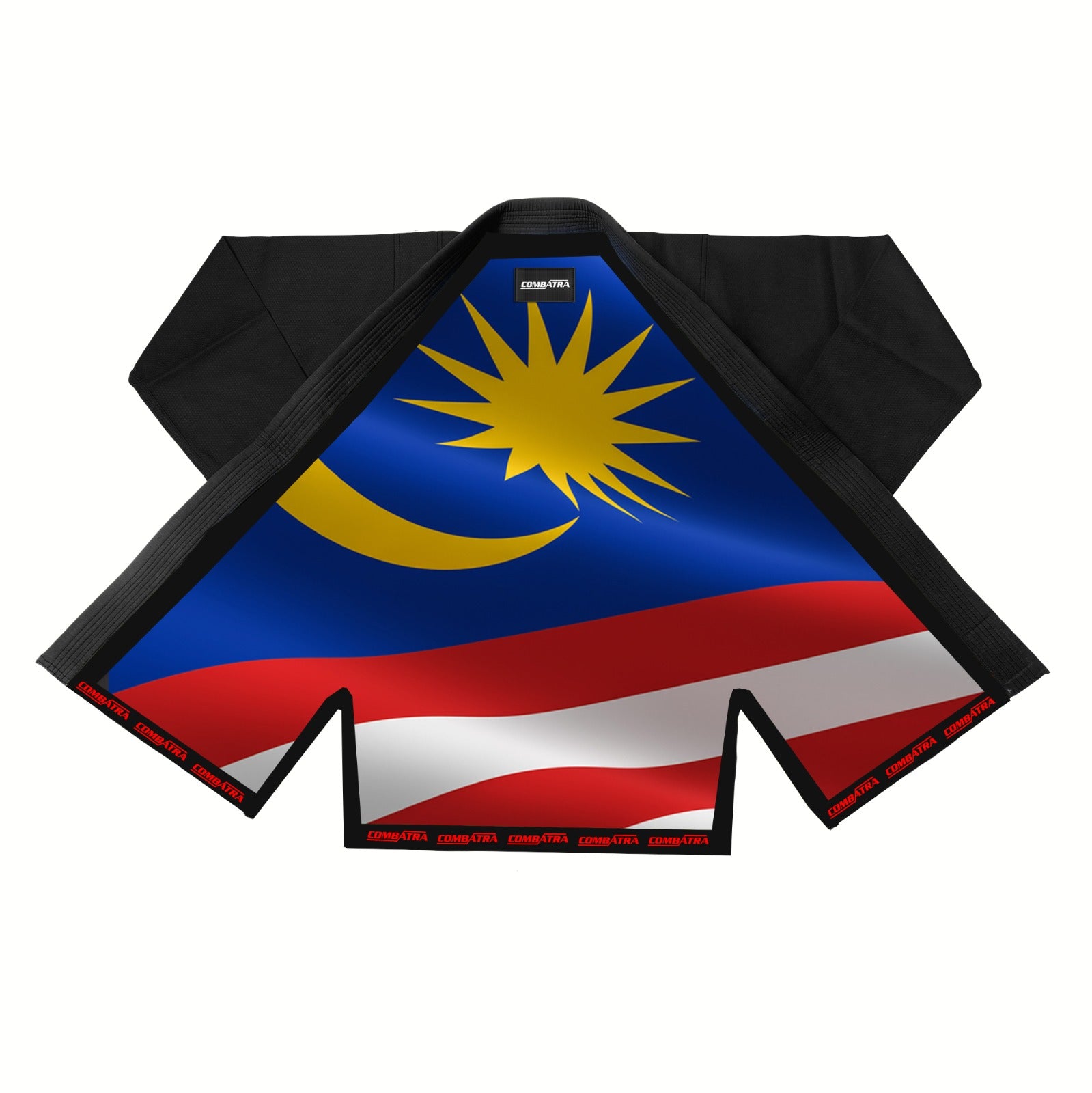 Malaysia Flag Patriotic Jiu-Jitsu Gi - Combatra