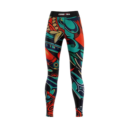 Demon Spirit Graphic Compression Pants