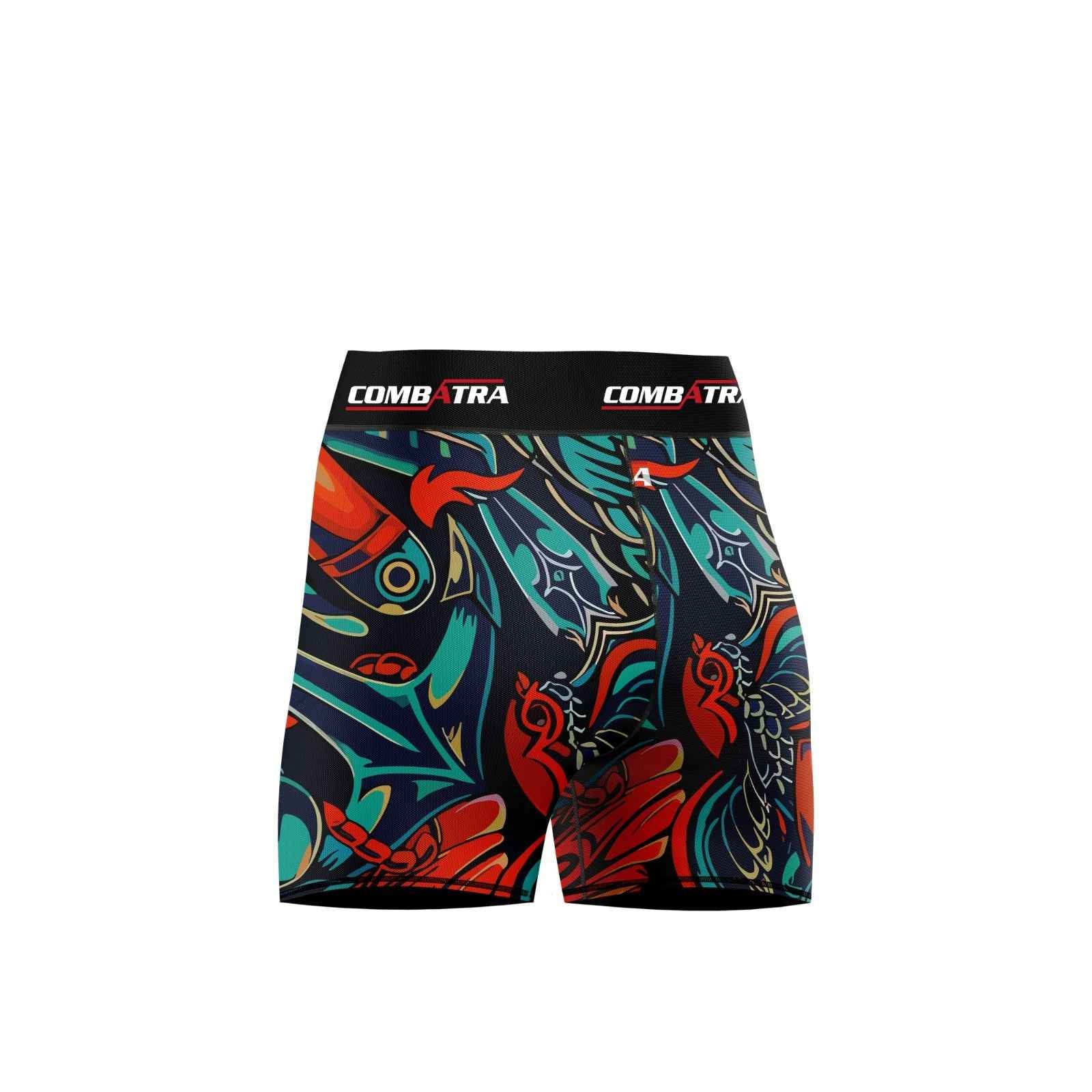 Demon Spirit Graphic Compression Shorts