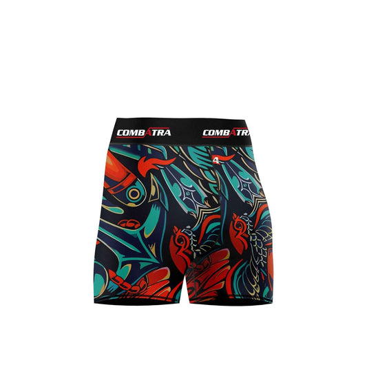 Demon Spirit Graphic Compression Shorts