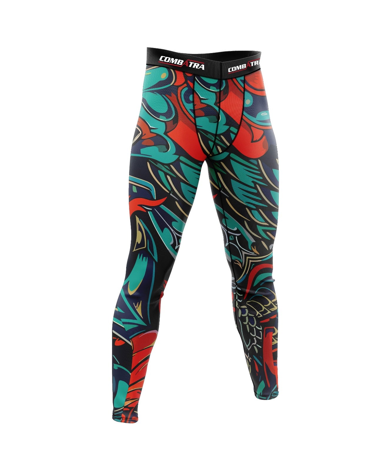 Demon Spirit Graphic Compression Pants