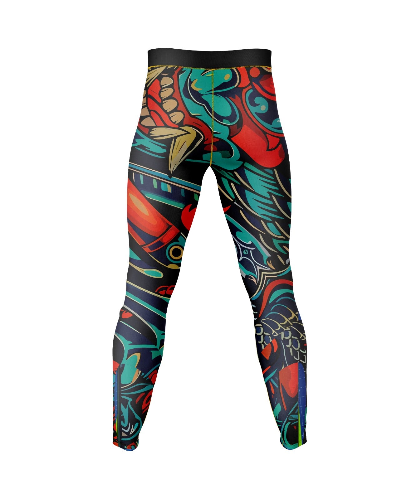 Demon Spirit Graphic Compression Pants