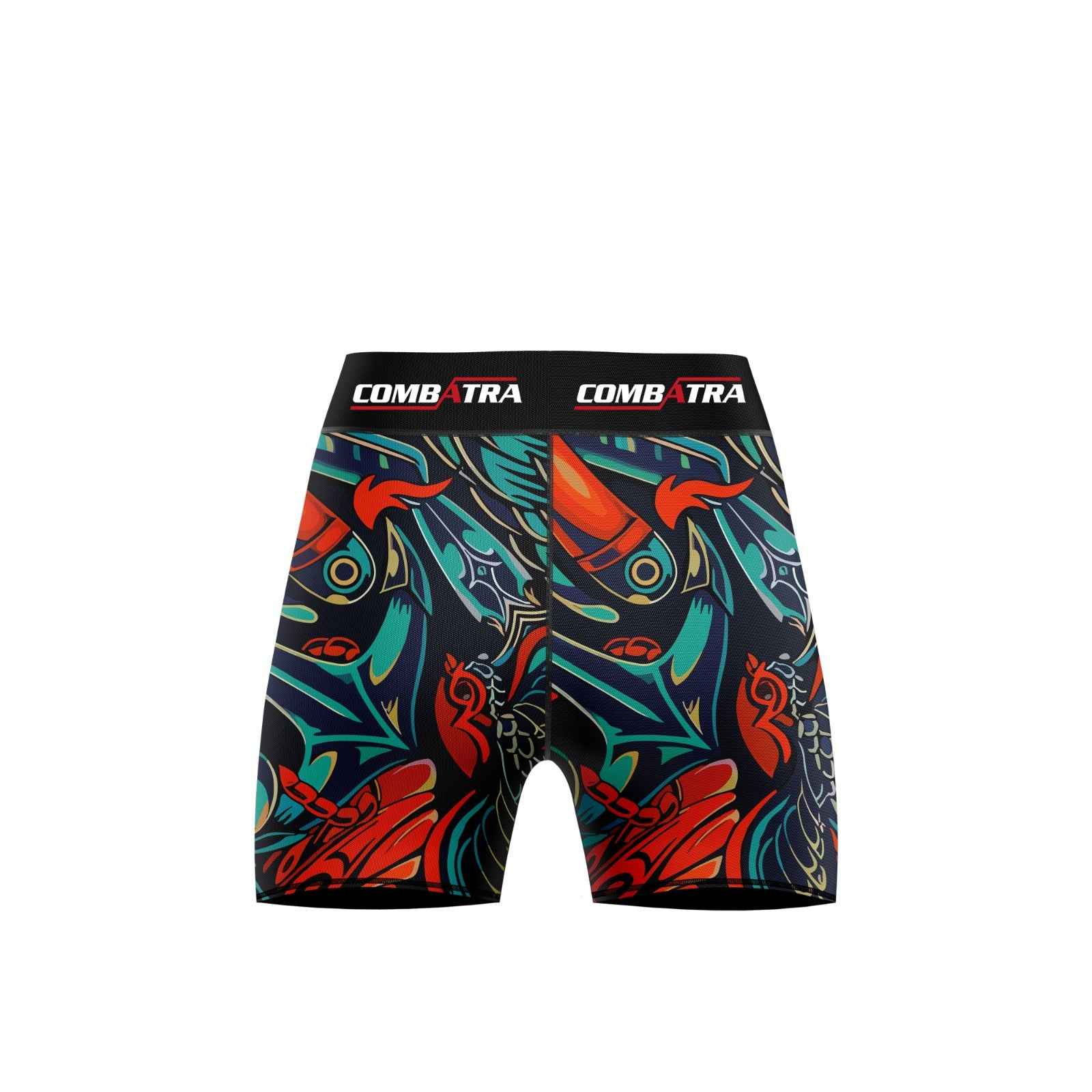 Demon Spirit Graphic Compression Shorts