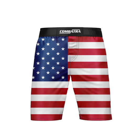 USA Flag MMA Shorts - Combatra