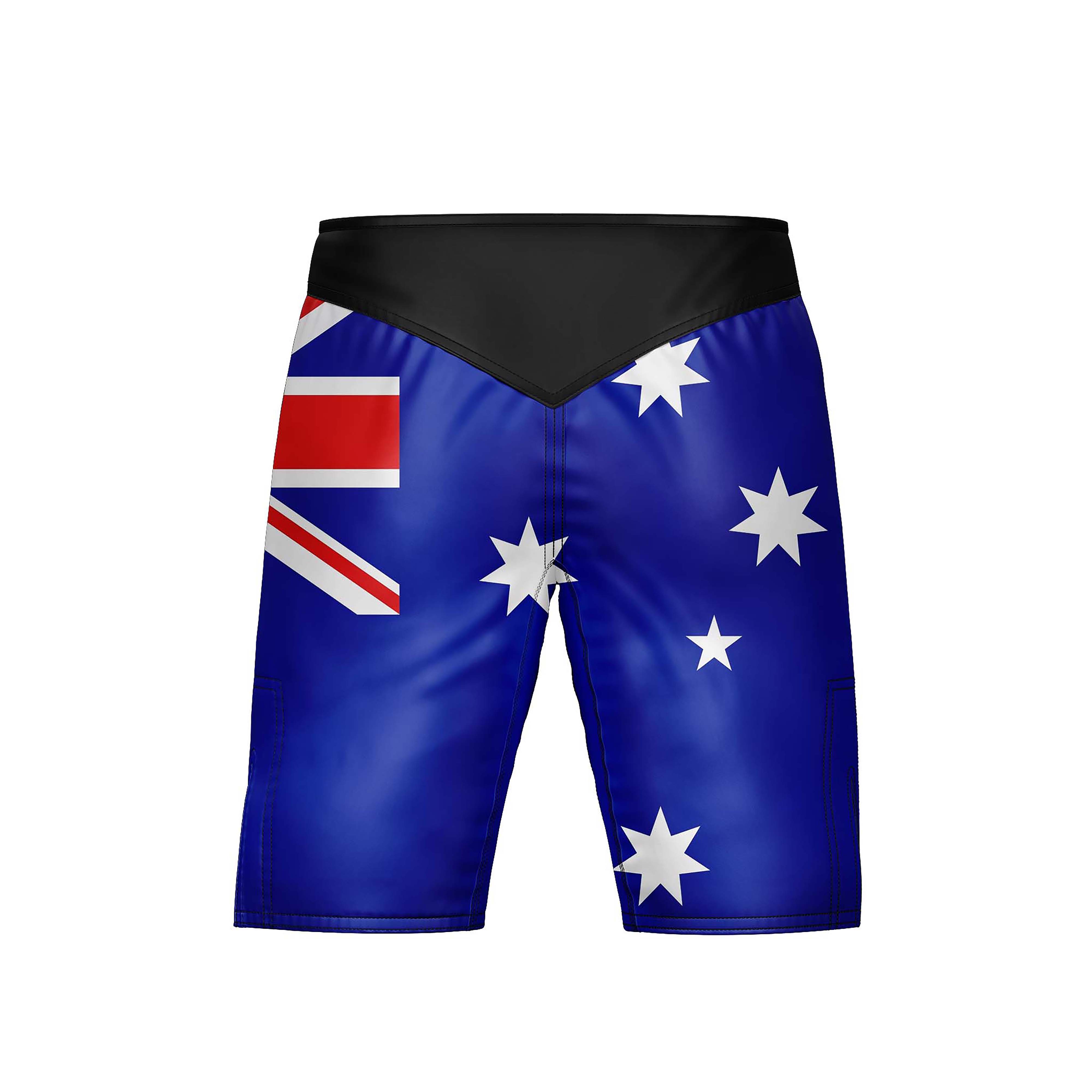 Australian Flag MMA Shorts