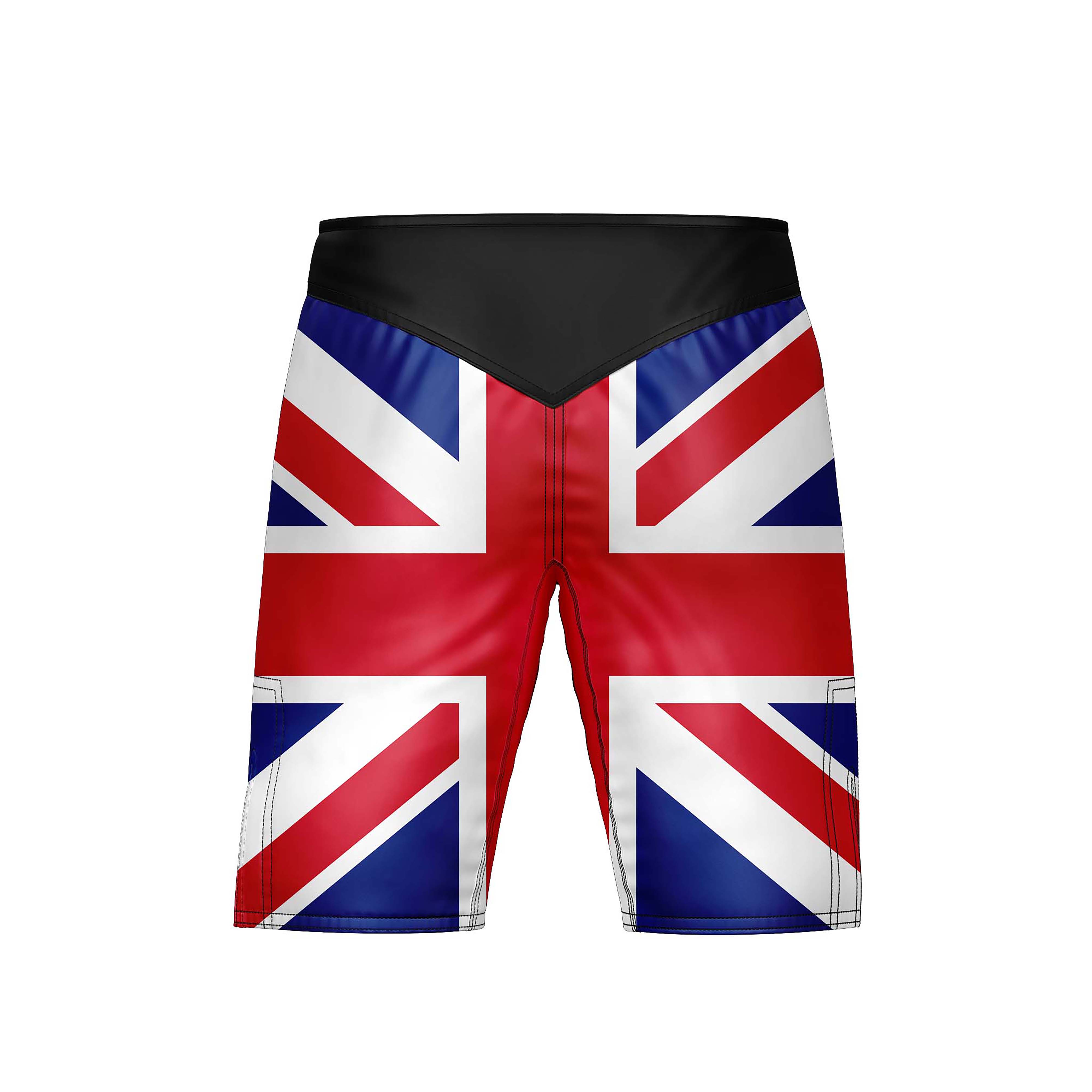 UK Flag Design MMA Shorts