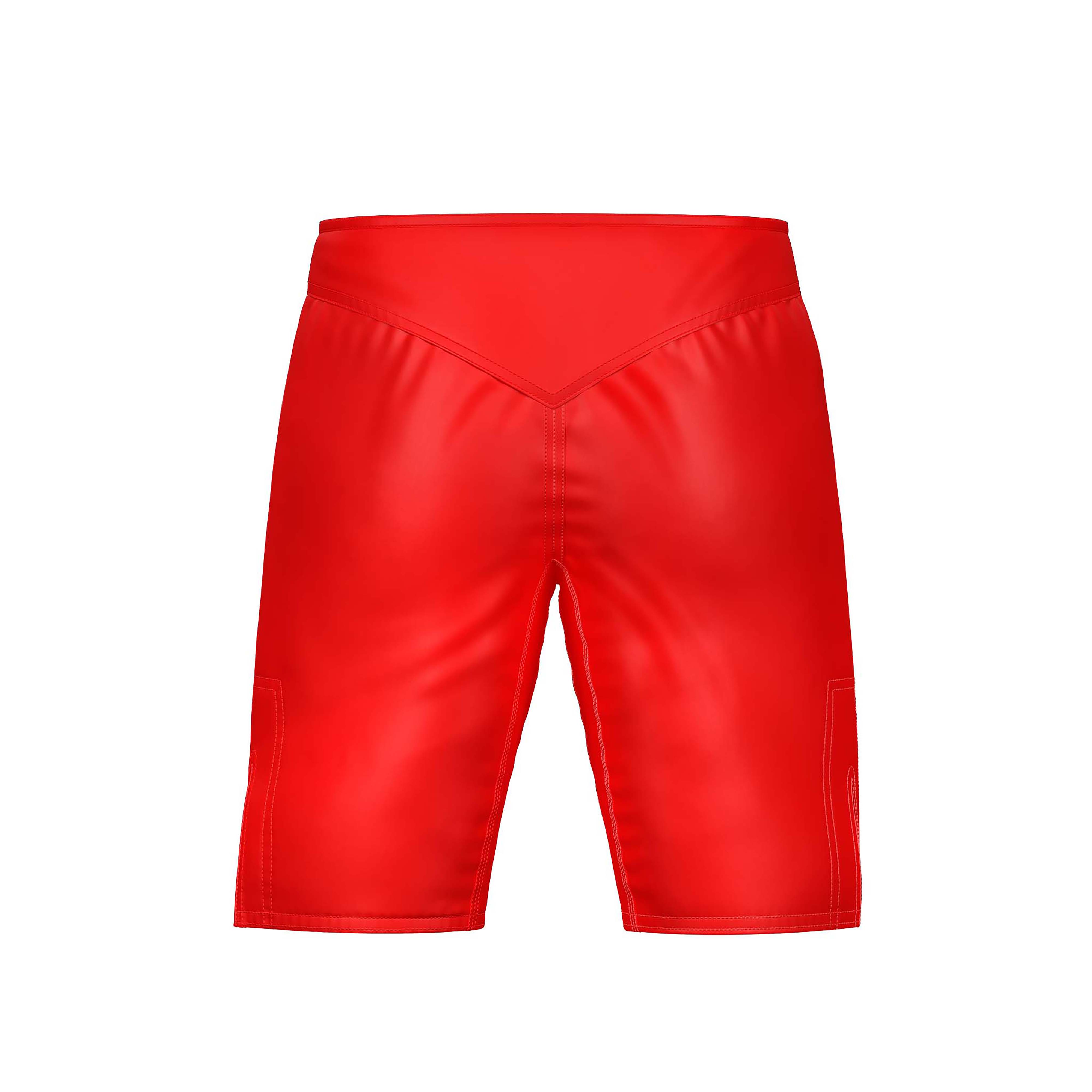 Red Cloud Pattern MMA Shorts