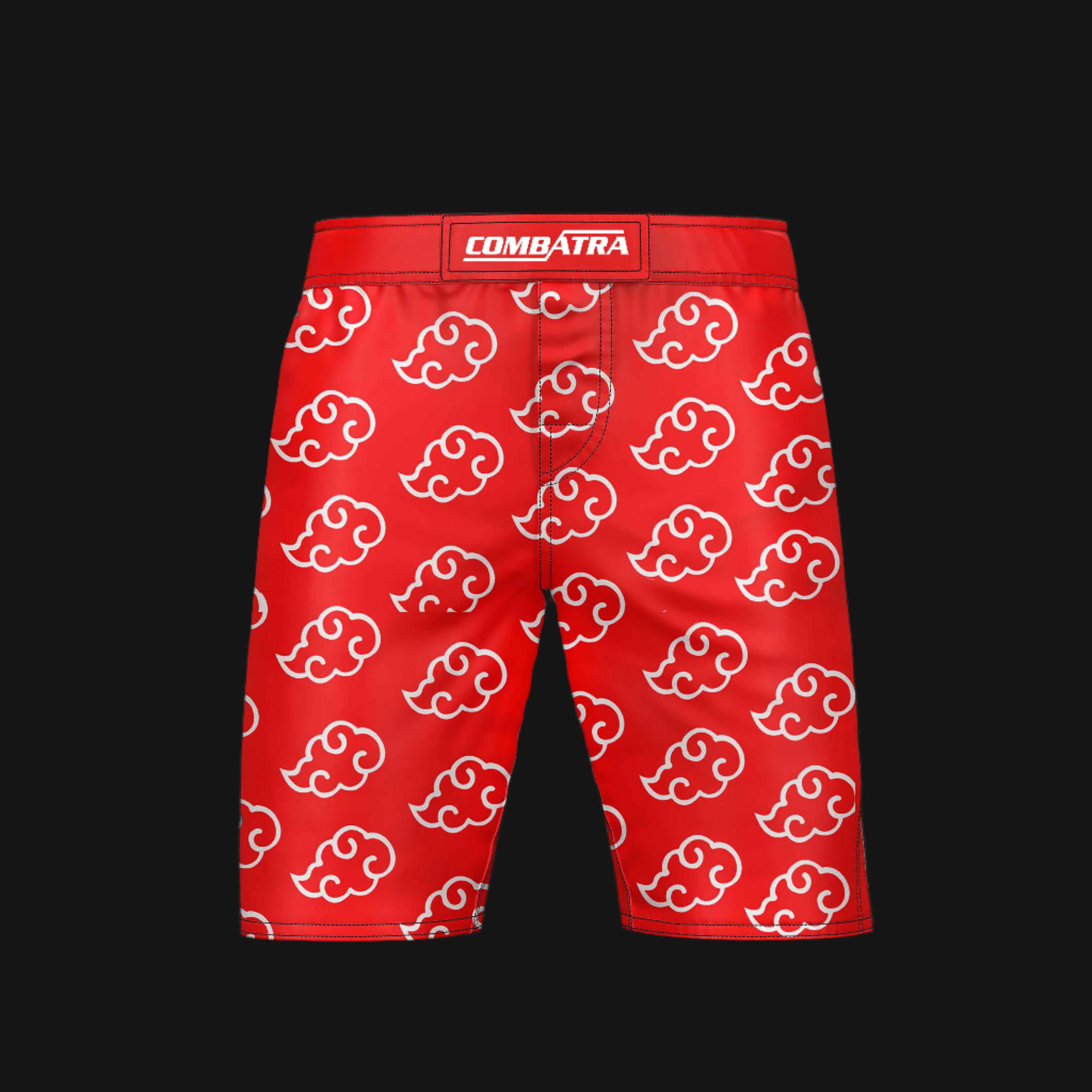 Red Cloud Pattern MMA Shorts