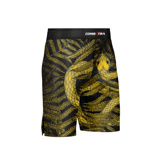Abstract  Snake Fury MMA Shorts - Combatra