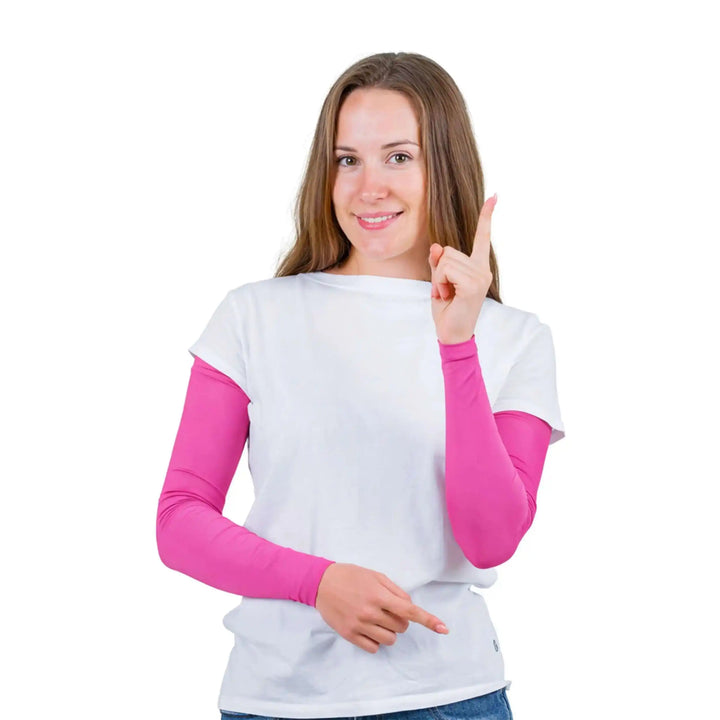 Combatra Cricket Pink Arm Sleeves – UPF 50+