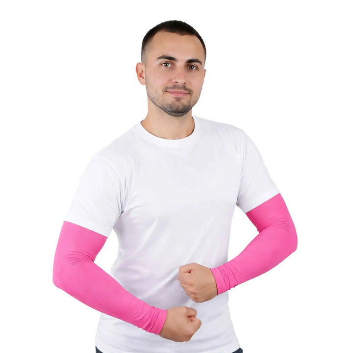 Combatra Cricket Pink Arm Sleeves – UPF 50+