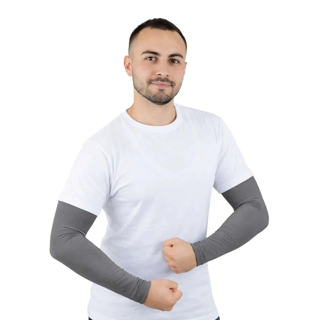 Combatra Camping Grey Arm Sleeves – UPF 50+