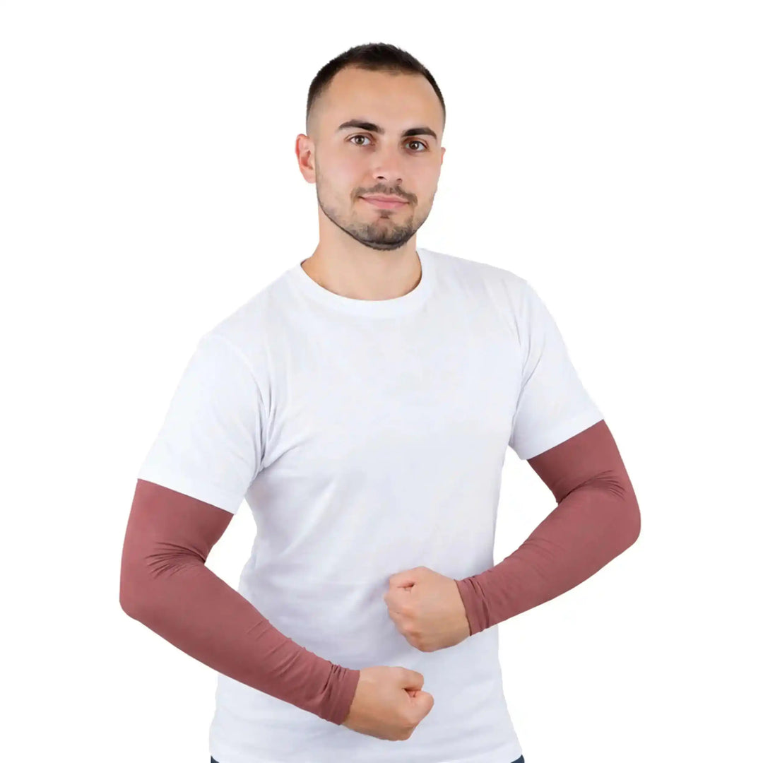 Combatra Camping Brown Arm Sleeves – UPF 50+