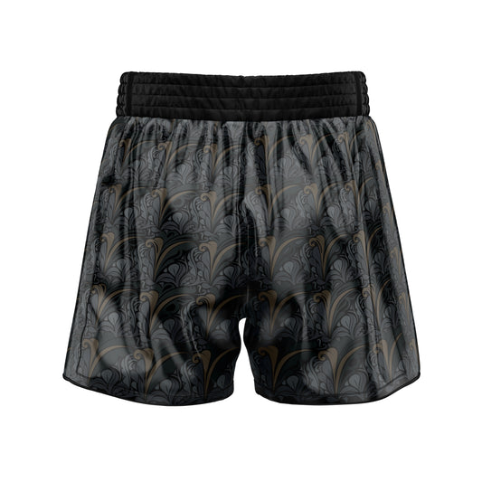 Golden Black Muay Thai Shorts