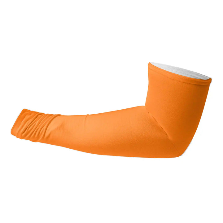 Orange Compression Arm Sleeves – UPF 50+ | Combatra