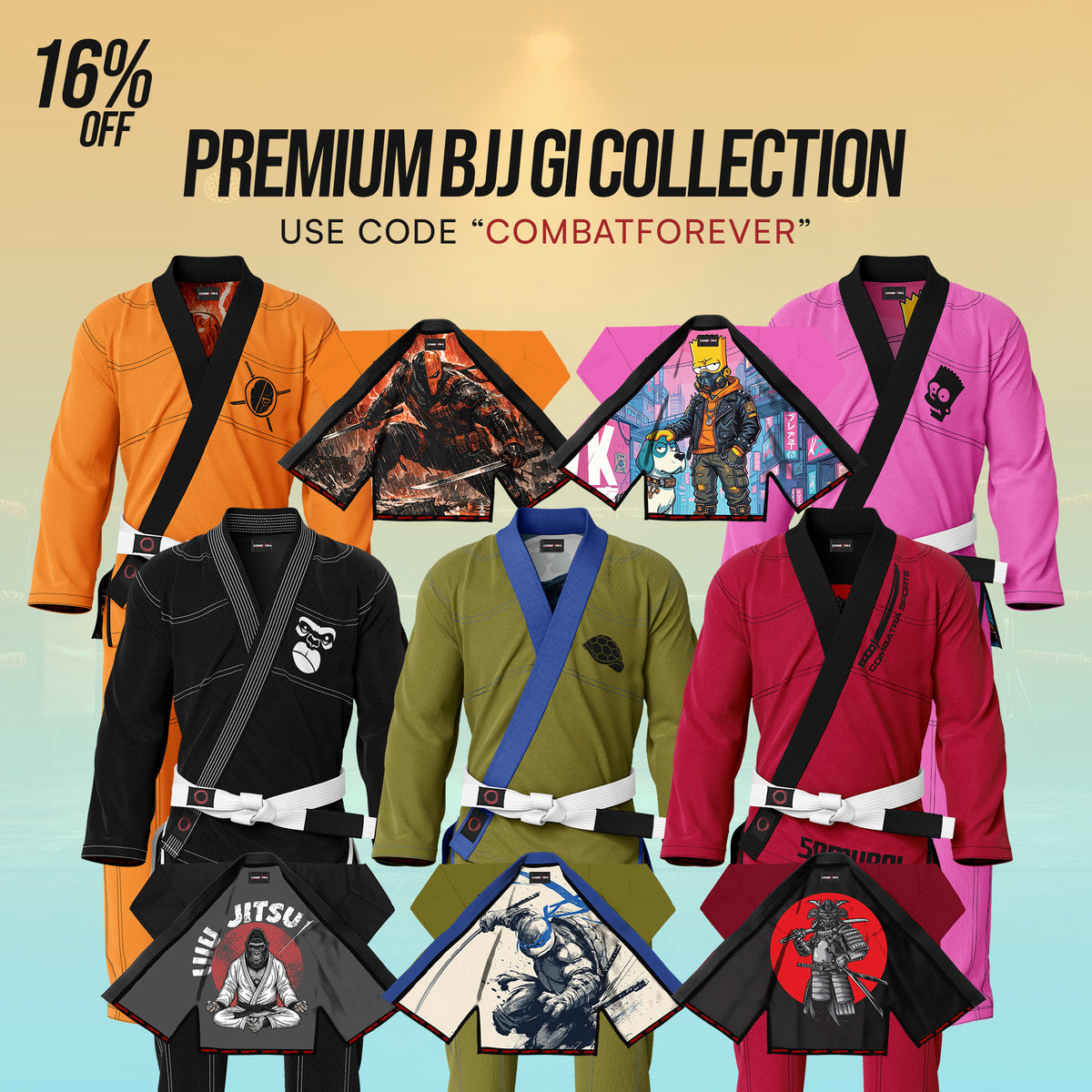 Combatra Brazilian Jiu Jitsu Gi for martial arts training