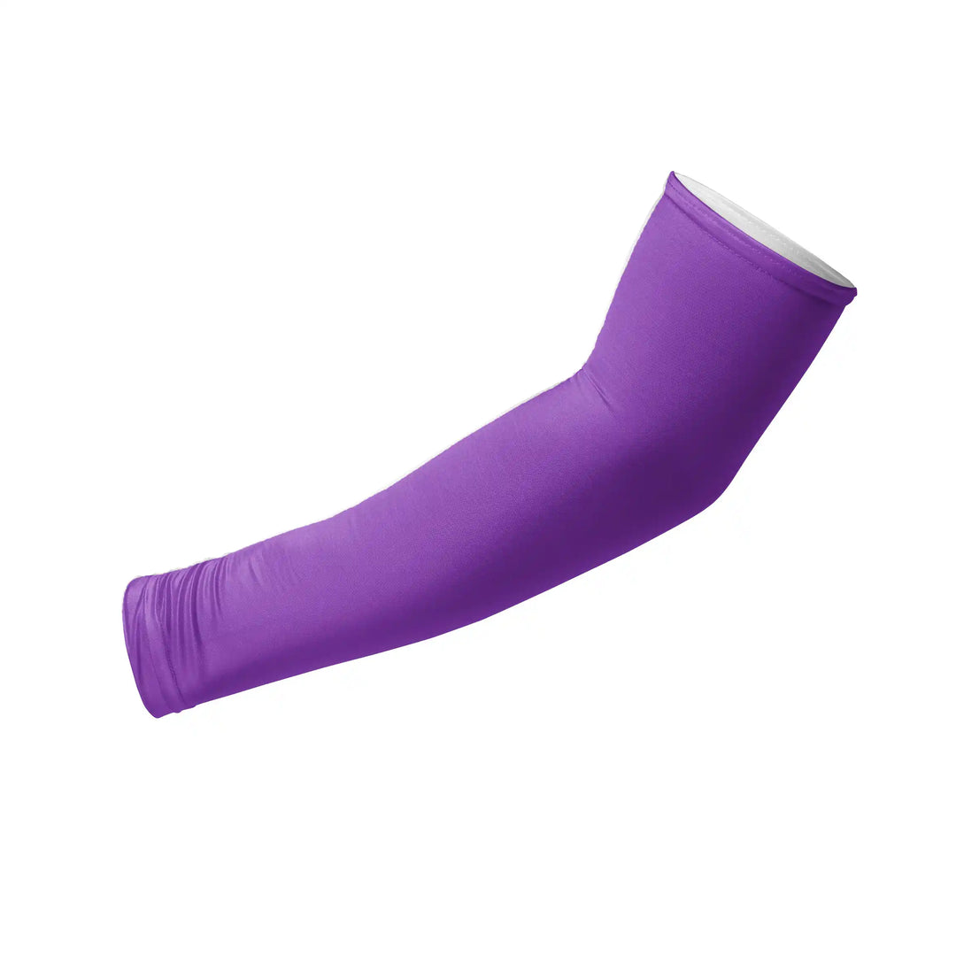 Purple Compression Arm Sleeves – UPF 50+ | Combatra