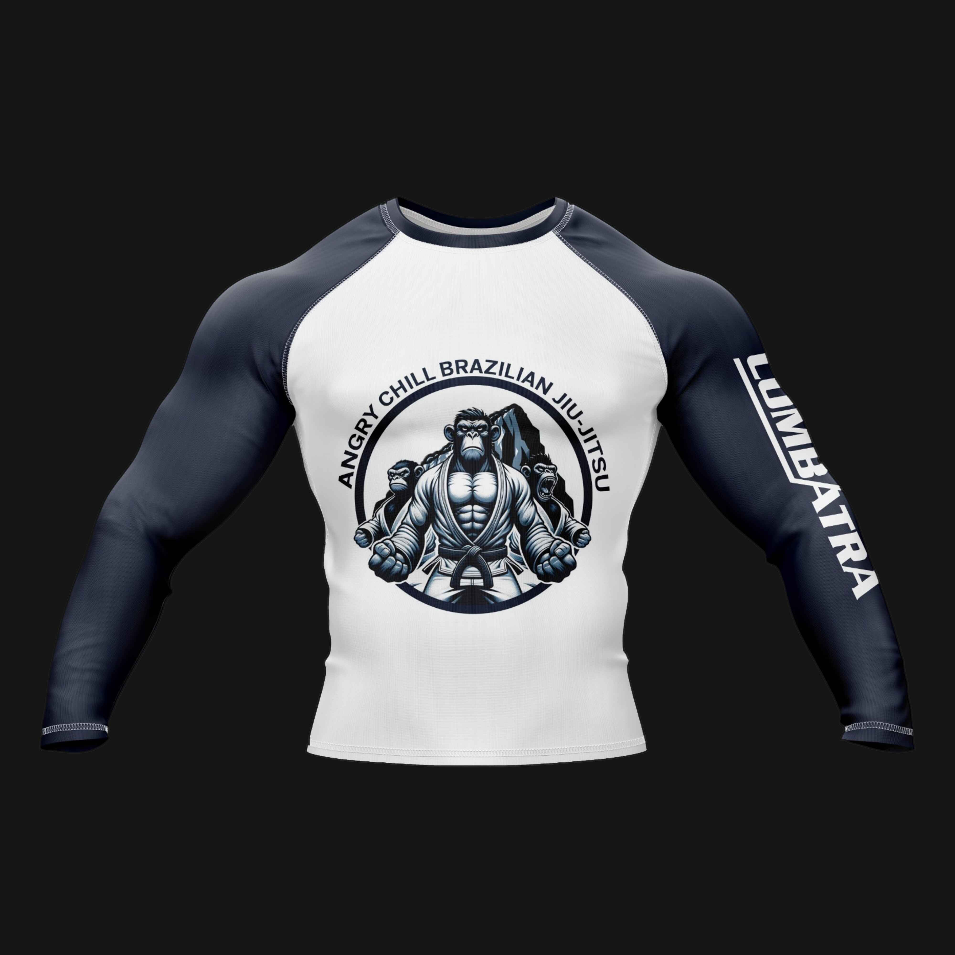 Brazilian Jiu Jitsu Chill Monkey Compression Rash Guard