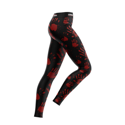 Hand Printed   Compression spats For Women