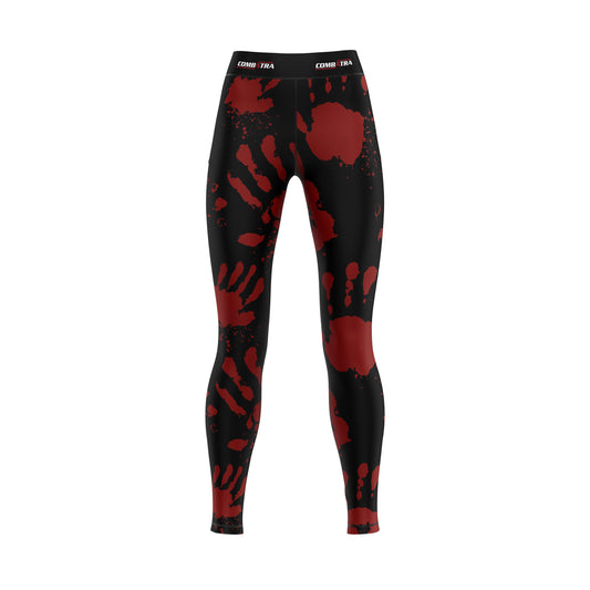 Hand Printed   Compression spats For Women
