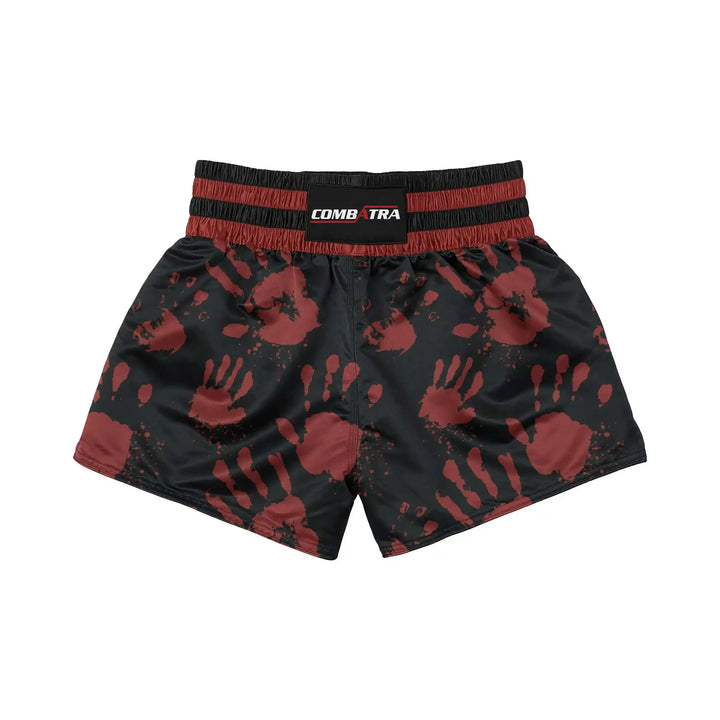 Hand Printed Muay Thai Shorts front view | Combatra