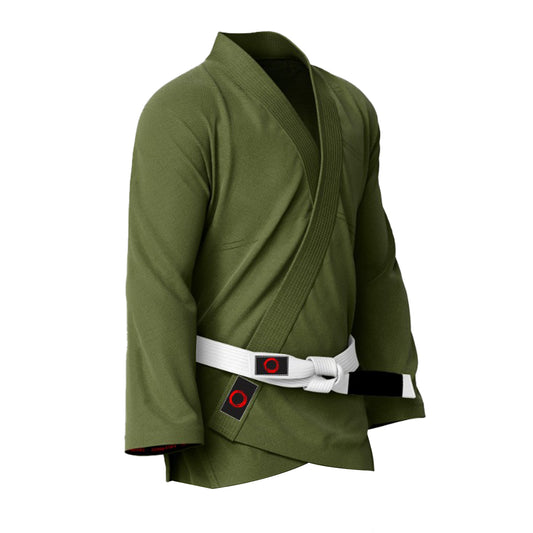 Combatra Olive Brazilian Jiu-Jitsu Gi Jacket - Combatra