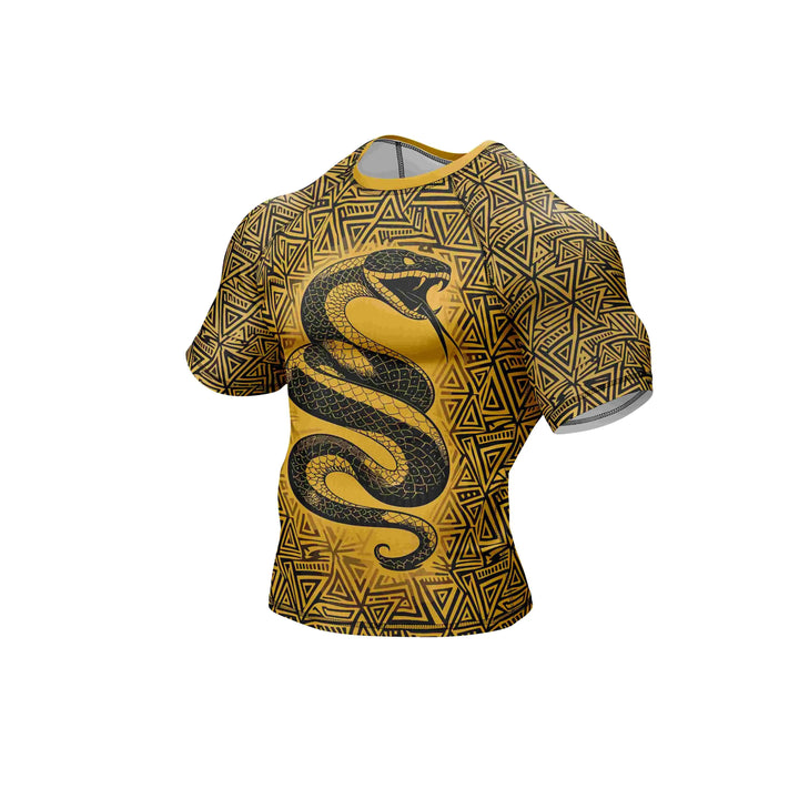 Combatra Golden Serpent Cobra BJJ Rashguard – UPF 50+