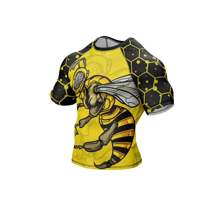 Combatra Black Gold Hornet BJJ Rashguard – UPF 50+