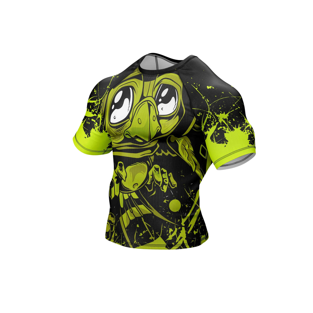 Combatra Green Chaos Mode BJJ Rashguard – UPF 50+