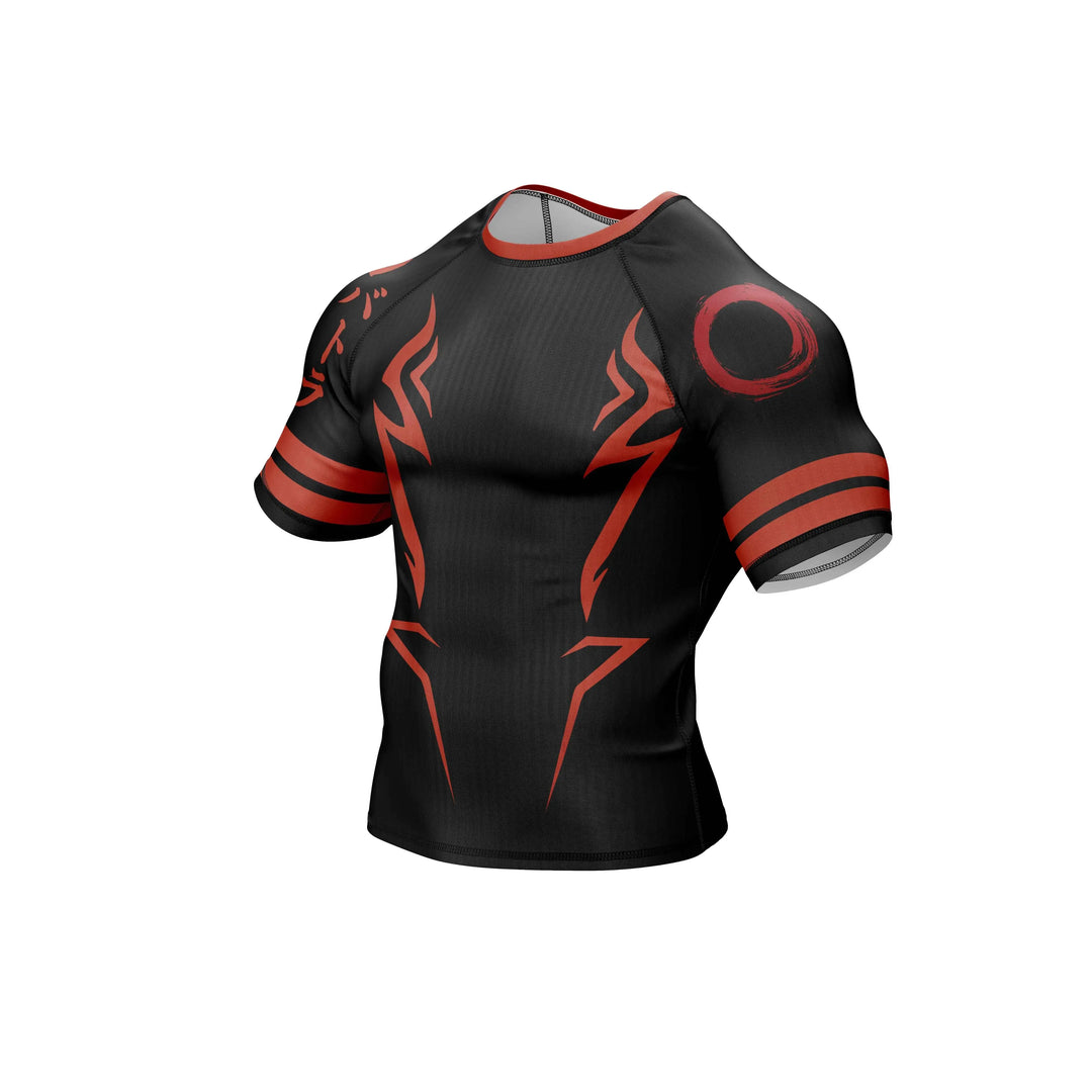 Combatra Shadow Flame Combat BJJ Rashguard – UPF 50+