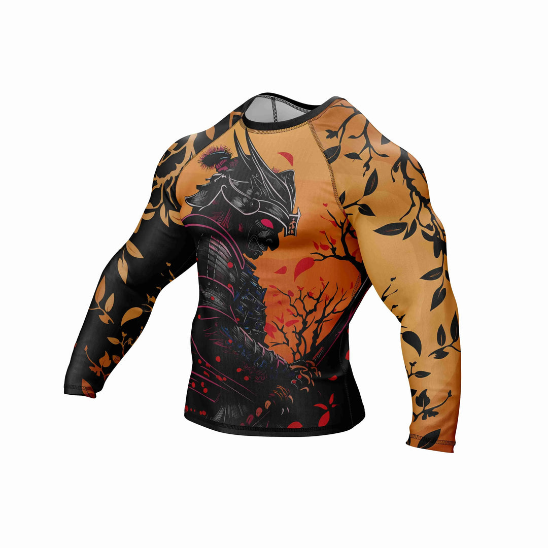Combatra Fallen Leaf Warrior BJJ Rashguard – UPF 50+