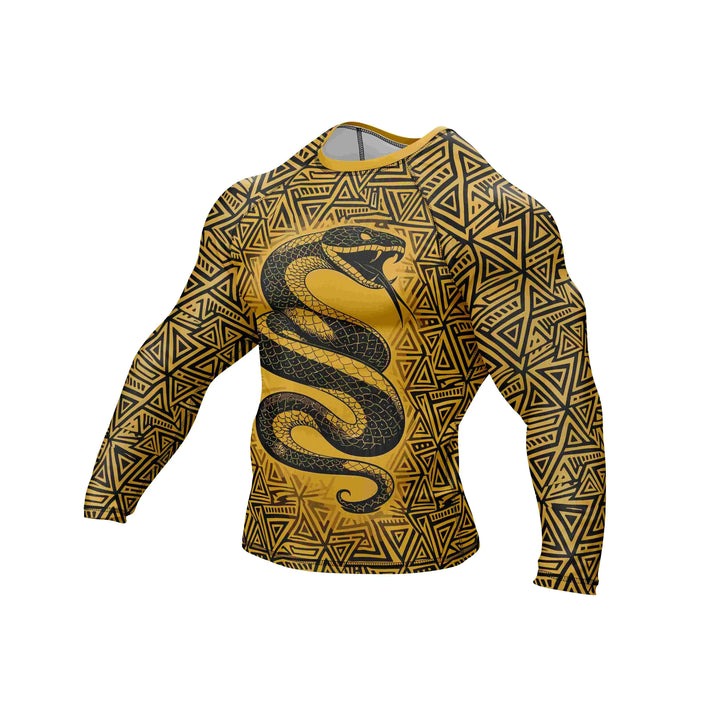 Combatra Golden Serpent Cobra BJJ Rashguard – UPF 50+