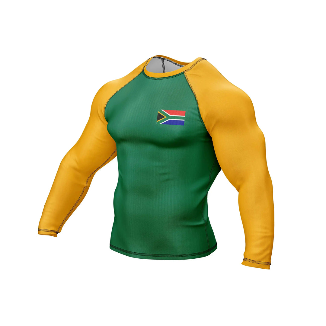 Combatra South Africa Patriotic BJJ Rashguard – UPF 50+