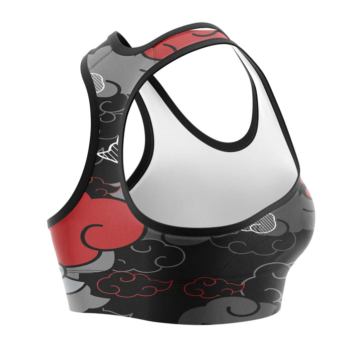 Dark Cloud Rising Sports Bra alternate view | Combatra