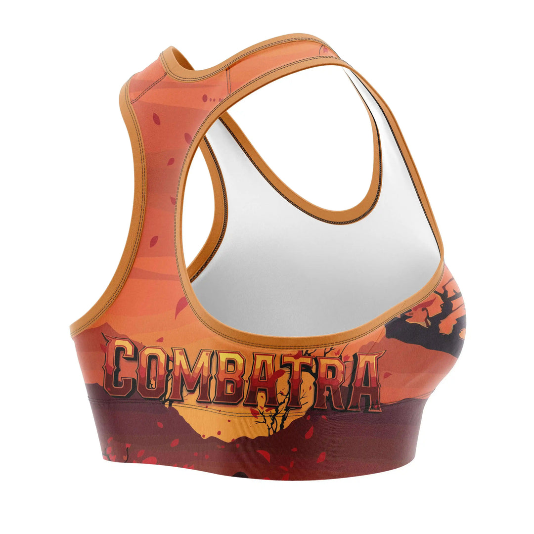 Fallen Leaf Warrior Sports Bra | Combatra