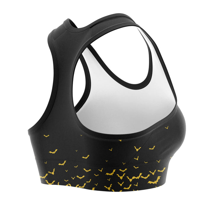 Bat Force Sports Bra detail view | Combatra