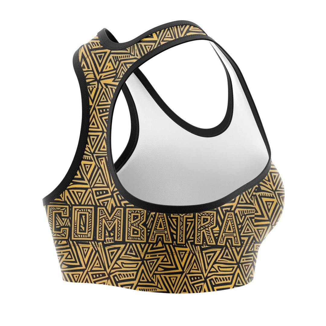 Golden Serpent Cobra Sports Bra | Combatra