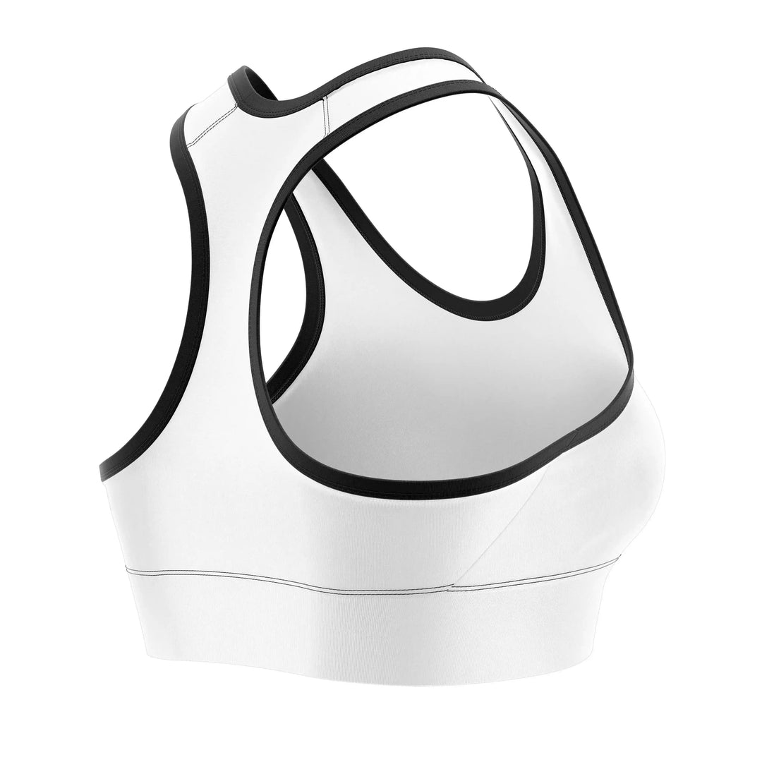 Fun Panda Streetwear Sports Bra detail view | Combatra