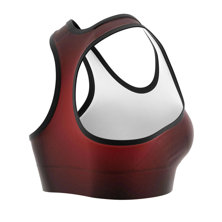 Wolf Flame Fight Sports Bra | Combatra