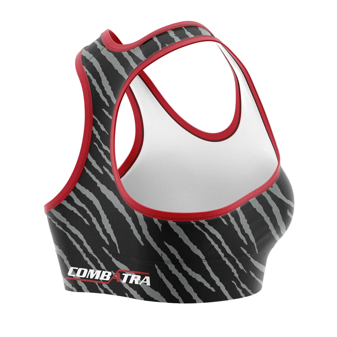 Lion Warrior Sports Bra detail view | Combatra