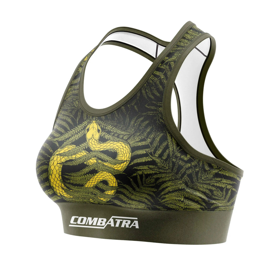 Abstract Snake Fury Sports Bra alternate view | Combatra